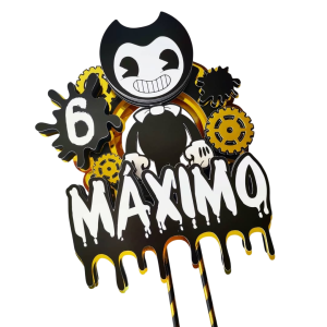 Cake topper efecto 3D