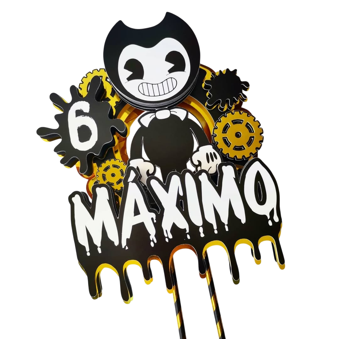 Cake topper efecto 3D