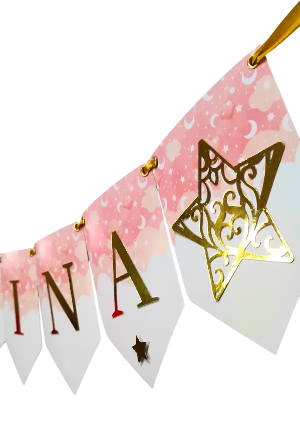 Banderín con relieve