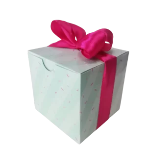 Caja cotillón mini cubo